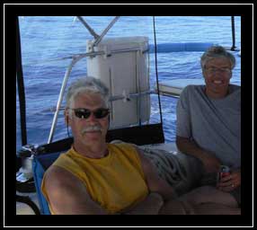 Rod Lawrence on sailboat in Bermuda
